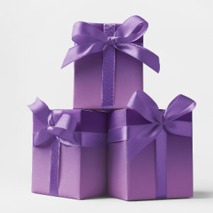 Papier Cadeau Moderne ombre violet royal et lavande