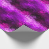 Papier Cadeau Moderne rose violet Abstrait géométrique (Coin)