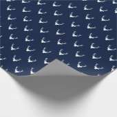 Papier Cadeau Moderne Russe Reindeer Antlers Noël (Coin)