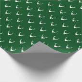 Papier Cadeau Moderne Russe Reindeer Antlers Noël (Coin)