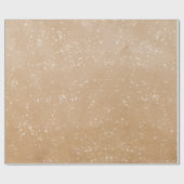 Papier Cadeau Moderne simple aquarelle plaque de neige sur Kraft (Plat)