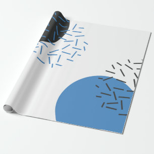 Papier Cadeau Moderne, simple, cool, abstrait, motif graphique