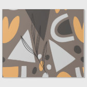 Papier Cadeau Moderne simple forme un design motif sans soudure. (Plat)