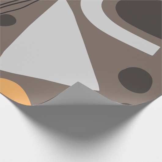 Papier Cadeau Moderne simple forme un design motif sans soudure. (Coin)