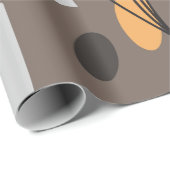 Papier Cadeau Moderne simple forme un design motif sans soudure. (Coin rond)
