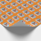 Papier Cadeau Moderne Simple High School - Photo Graduation (Coin)