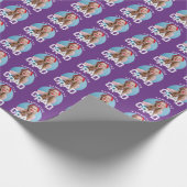 Papier Cadeau Moderne Simple High School - Photo Graduation (Coin)