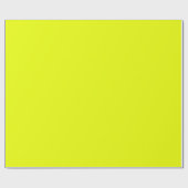 Papier Cadeau Moderne vert néon brillant uni simple cool (Plat)