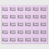 Papier Cadeau Modernes élégants résistent persistent citation (Plat)