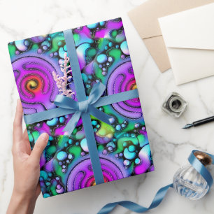 Papier Cadeau Modes de vie - Art Neurographique Motif 2