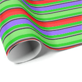 Papier Cadeau Modifier la bande de bonbons couleur (Coin rond)