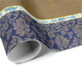 Papier Cadeau Moine bouddhiste Kshitigarbha de Bhikkhu de (Coin rond)