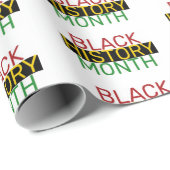 PAPIER CADEAU MOIS DE L'HISTOIRE DES NOIRS (Coin rond)