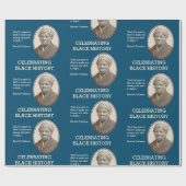 Papier Cadeau Mois de l'histoire noire HARRIET TUBMAN (Plat)