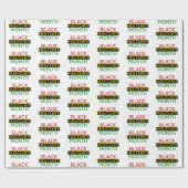 PAPIER CADEAU MOIS D'HISTOIRE NOIRE (Plat)