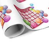 Papier Cadeau Mois du Bingo (Coin rond)