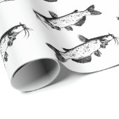 Papier Cadeau Mois national de la pêche (Coin rond)