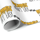 Papier Cadeau Mommin'Ain't Easy (Coin rond)
