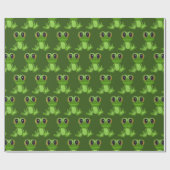 Papier Cadeau Mon ami Green Frog (Plat)