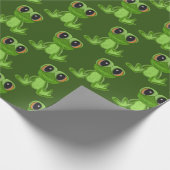 Papier Cadeau Mon ami Green Frog (Coin)