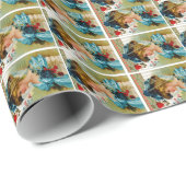 Papier Cadeau Mon amour Pensez à moi (Coin rond)