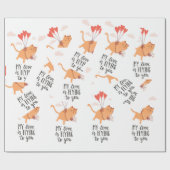 Papier Cadeau Mon amour vous vole (Plat)