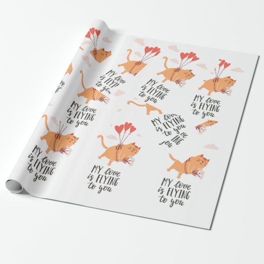 Papier Cadeau Mon amour vous vole (Déroulé)