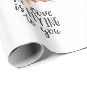 Papier Cadeau Mon amour vous vole (Coin rond)