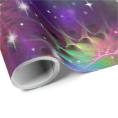 Papier Cadeau Mon Glamour Funky Disco Motif (Coin rond)