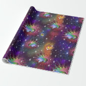 Papier Cadeau Mon Glamour Funky Disco Motif (Déroulé)