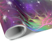 Papier Cadeau Mon Glamour Funky Disco Motif (Coin rond)