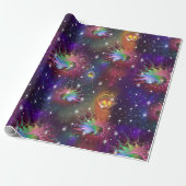 Papier Cadeau Mon Glamour Funky Disco Motif (Déroulé)