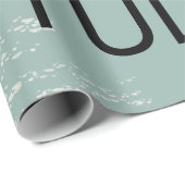 Papier Cadeau Mon papier de nom de magasin s'il vous plaît vérif (Coin rond)