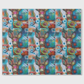 Papier Cadeau Mon papier d'emballage de cerfs communs (mat) (Plat)