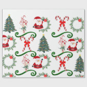 Papier Cadeau Mon plaisir Père Noël (Plat)