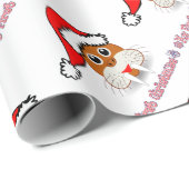 Papier Cadeau Mon premier bébé de Noël Walrus (Coin rond)