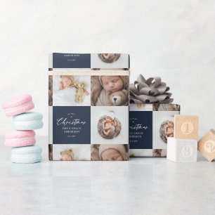 Papier Cadeau Mon Premier Noël Cadeau Personnalisé pour Bébé