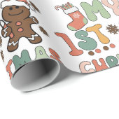 Papier Cadeau Mon premier Noël Joyeux Noël (Coin rond)