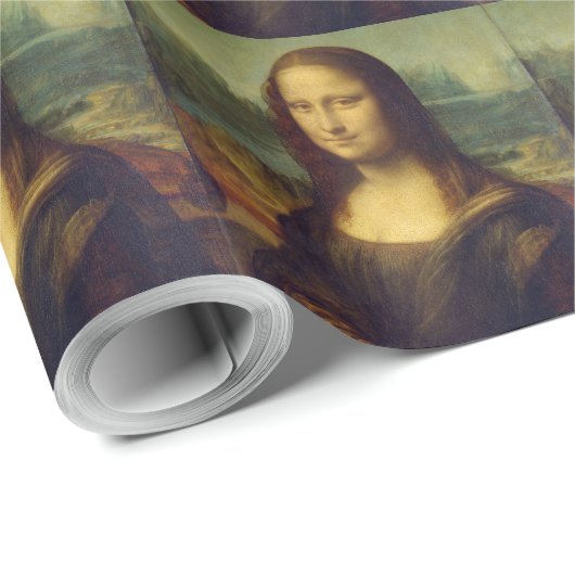 Papier Cadeau Mona Lisa (Coin rond)