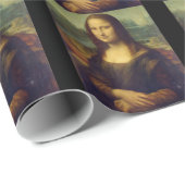 Papier Cadeau Mona Lisa (Coin rond)