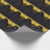 Papier Cadeau Mona Lisa cachée derrière la burqa (Coin)