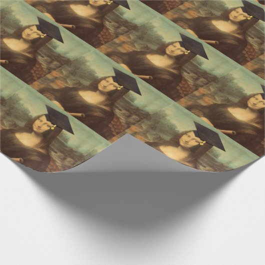Papier Cadeau Mona Lisa Graduation (Coin)