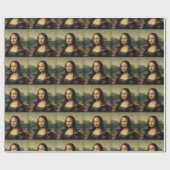 Papier Cadeau Mona Lisa La Gioconda par Leonardo da Vinci (Plat)