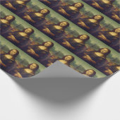Papier Cadeau Mona Lisa, par Leonardo da Vinci (Coin)