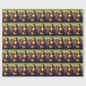 Papier Cadeau Mona Lisa With Puzzle (Plat)
