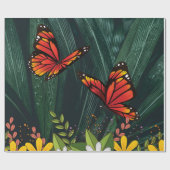 Papier Cadeau Monarch Butterfly fév 6_21 (Plat)