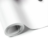 Papier Cadeau Monarque papillon arc-en-ciel (Coin rond)