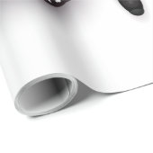 Papier Cadeau Monarque papillon arc-en-ciel (Coin rond)