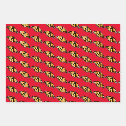 Papier cadeau Monarques de Noël (Devant 2)