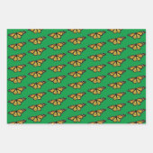 Papier cadeau Monarques de Noël (Devant)